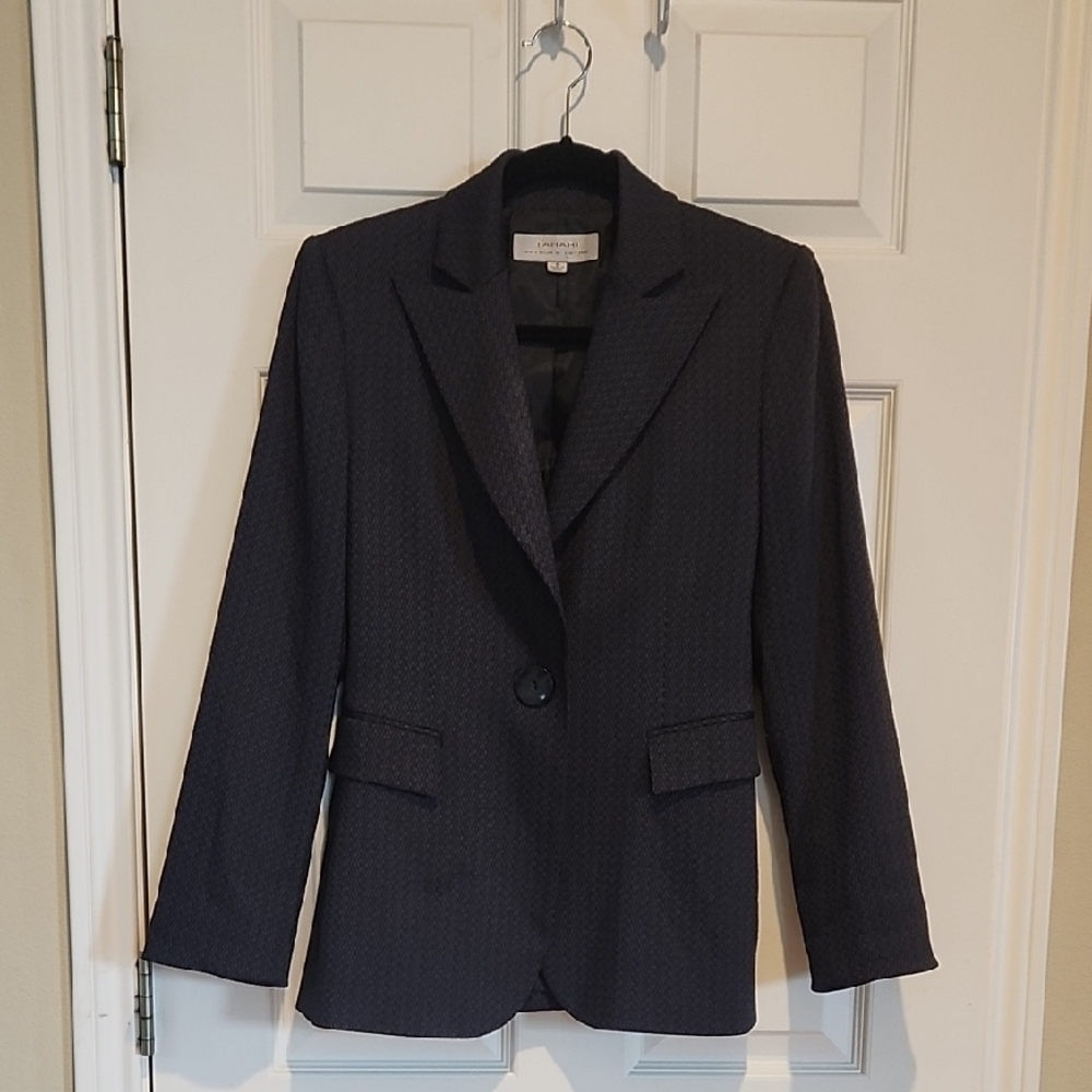 Black Textured Blazer